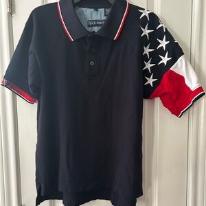 Rock Point Freedom Navy Polo Shirt Men's Medium
